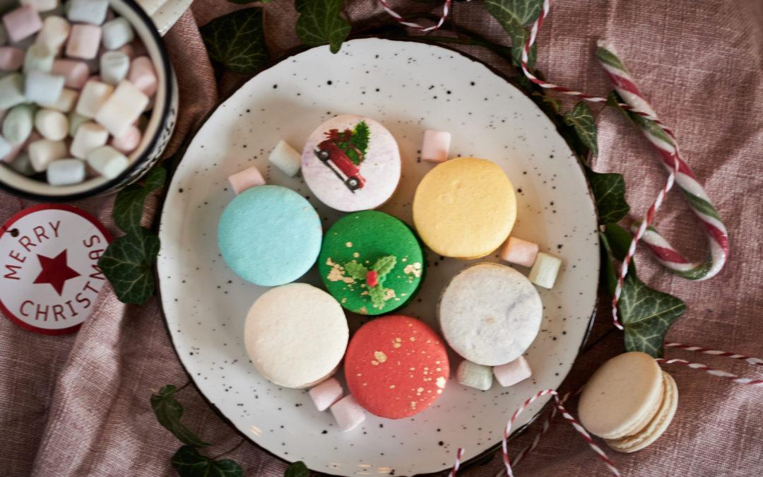 Product photography - Christmas macaroons